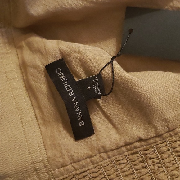 New Banana Republic Mind Dress Sz 4 Tan color - Picture 10 of 12